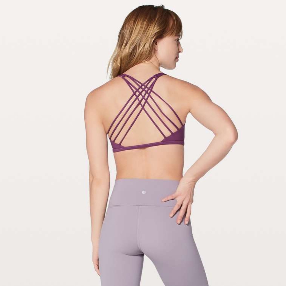 Lululemon Free To Be Bra (Wild) in Dark Mystic. Size 8. New without tags.